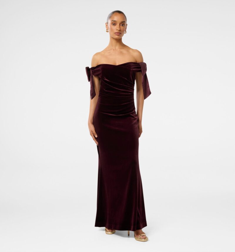 Ada Petite Off Shoulder Bow Go