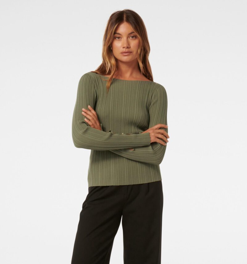 Elle Button Detail Jumper