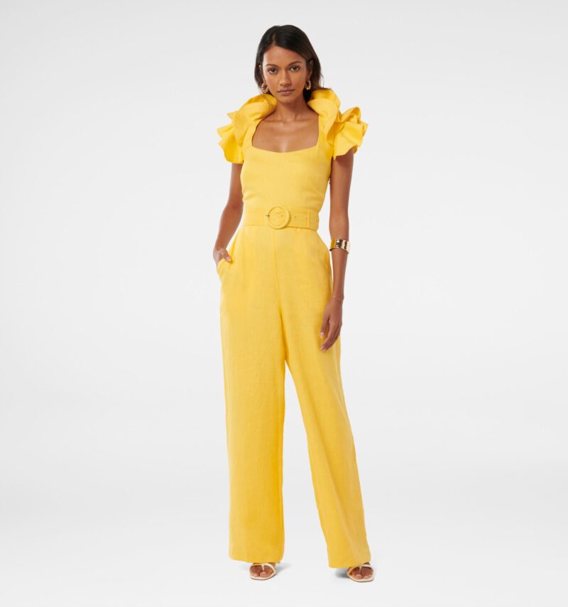 Macey Petite Ruffle Sleeve Jum